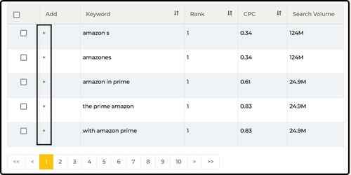 Know & Add Ranked Keywords in Project - Ranklogs